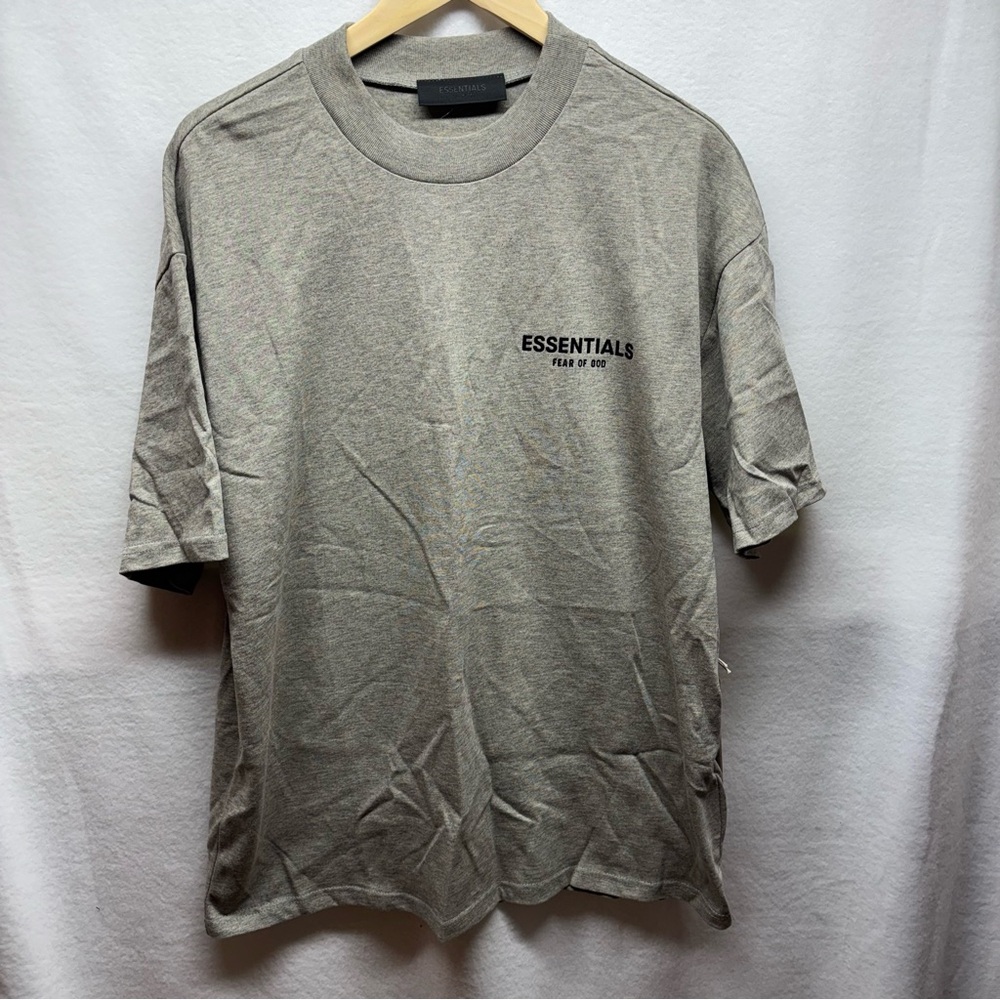 Essentials Light Gray Short Sleeve Tee‎